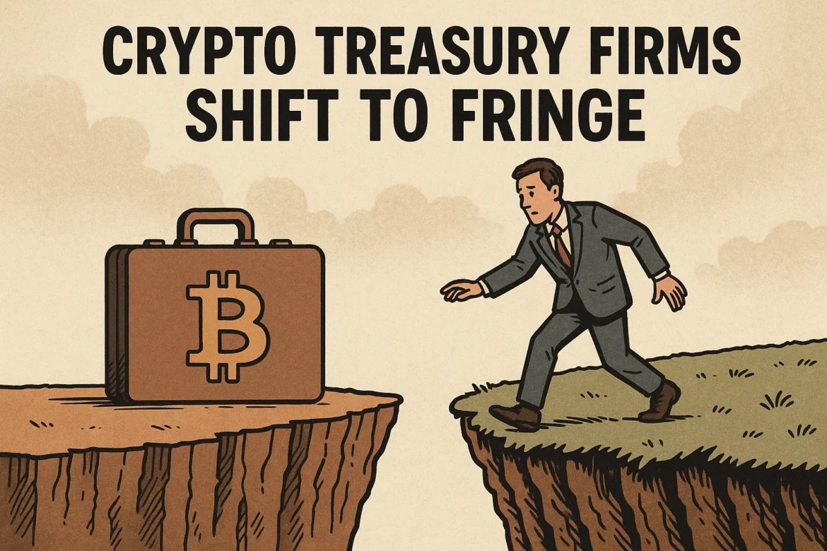 Crypto Treasury Firms Shift to Fringe