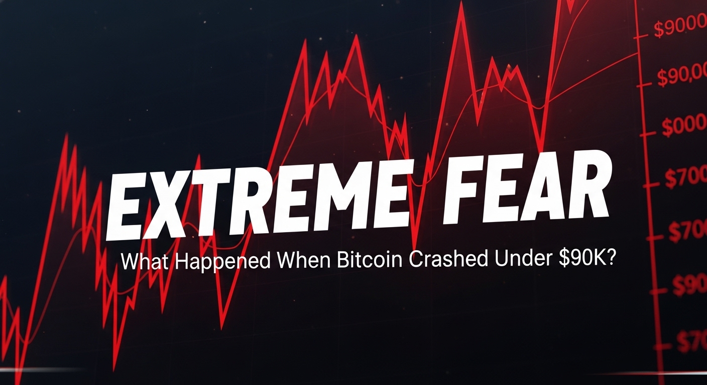 What Happened When Bitcoin Crashed Under $90K Extreme Fear