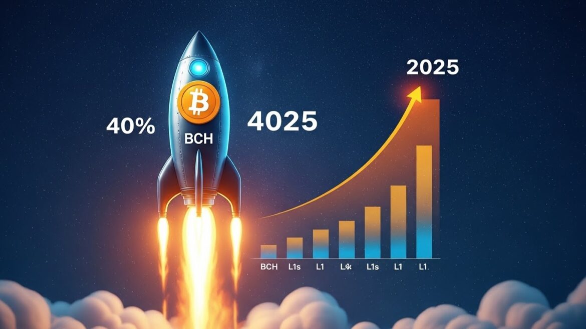Bitcoin Cash Rockets 40% To Lead L1s in 2025