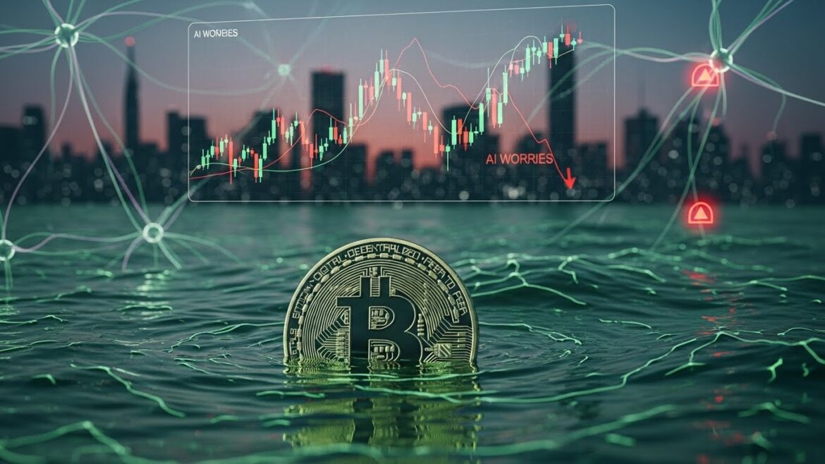 Bitcoin Dips Below $90,000 as AI Worries Shake Markets