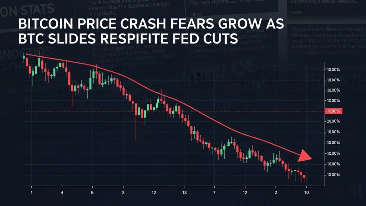 Bitcoin Price Crash Fears Grow as BTC Slides Despite Fed Cuts
