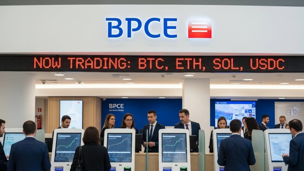 French Bank BPCE Launches BTC, ETH, SOL, USDC Trading