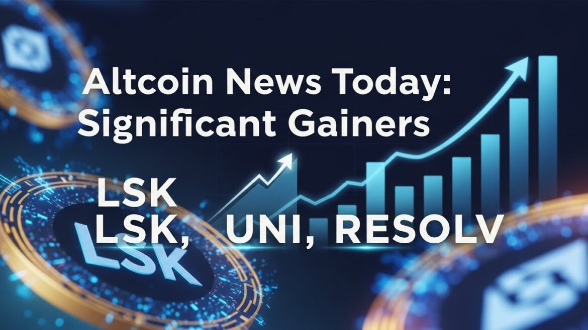 Altcoin News Today Significant Gainers LSK, UNI, RESOLV