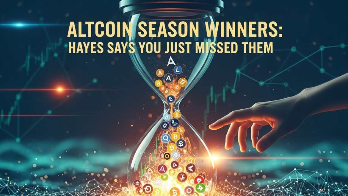 Altcoin Season Winners Hayes Says You Just Missed Them