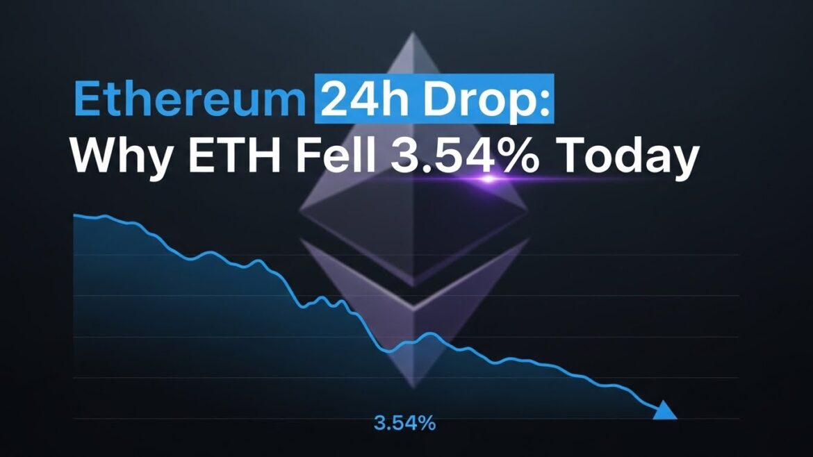 Ethereum 24h Drop Why ETH Fell 3.54% Today