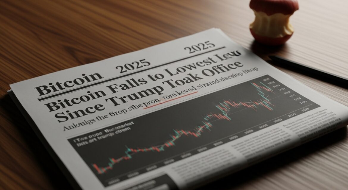 Bitcoin Falls to Lowest Level Since Trump Took Office in 2025