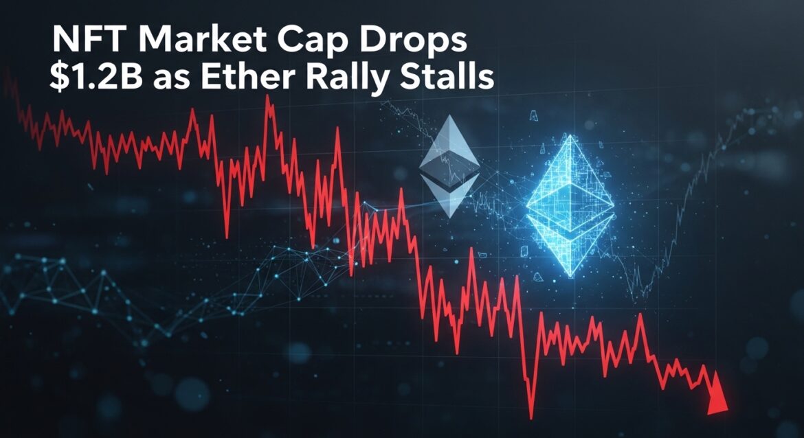 NFT Market Cap Drops $1.2B as Ether Rally Stalls