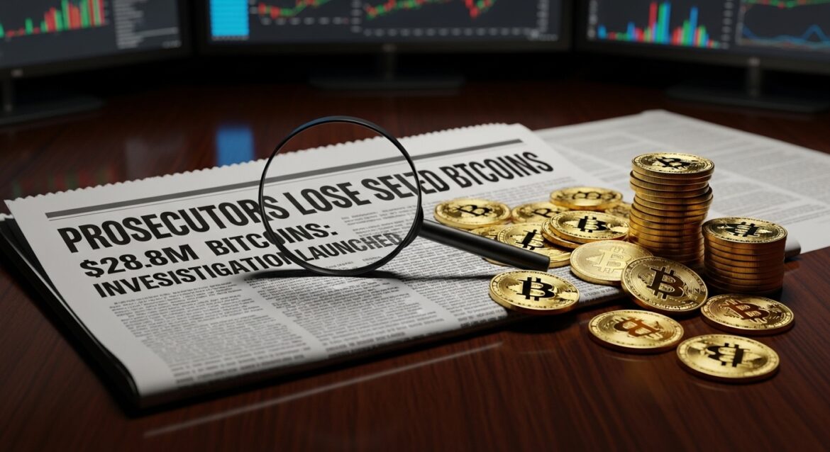 Prosecutors Lose Seized Bitcoins $28.8M Investigation Launched