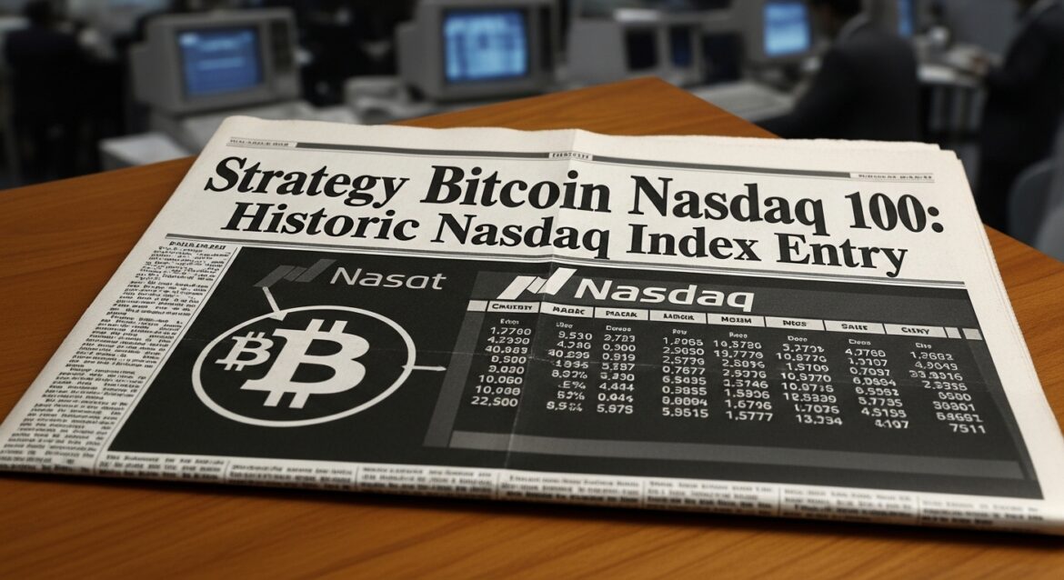 Strategy Bitcoin Nasdaq 100 Historic Nasdaq Index Entry